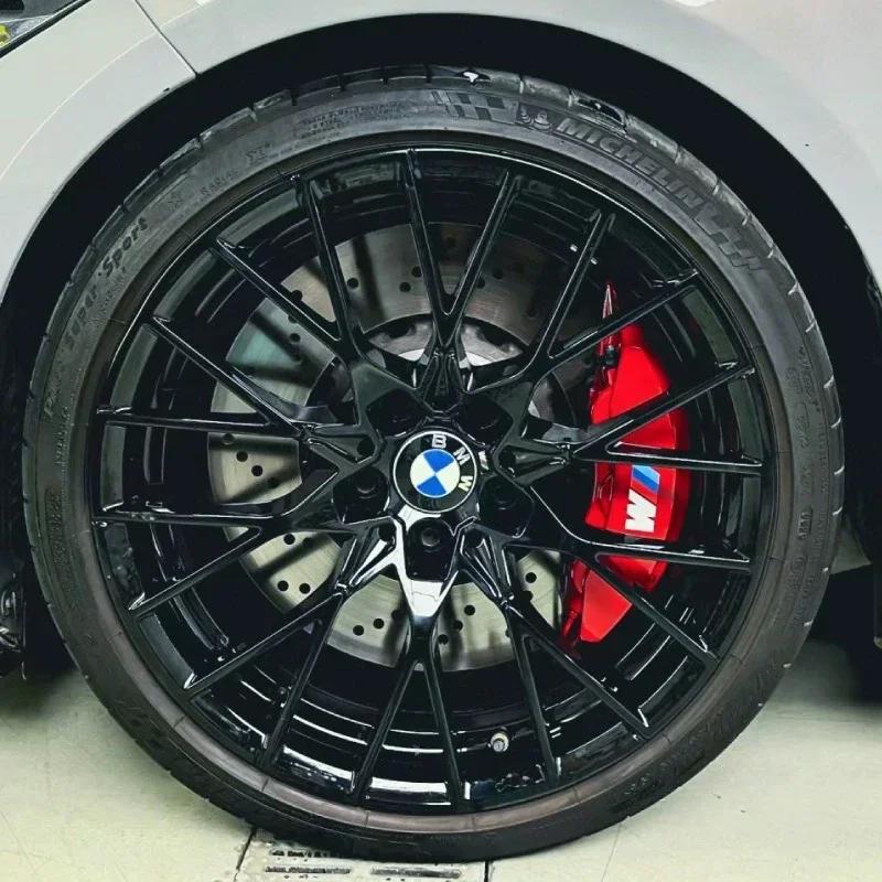 For BMW E36 E39 E46 E60 E70 E90 E91 E92 F25 G20 G30 F10 F20 F30 M Caliper O10 Stickers Resistant Brake Wheel Hub Stickers