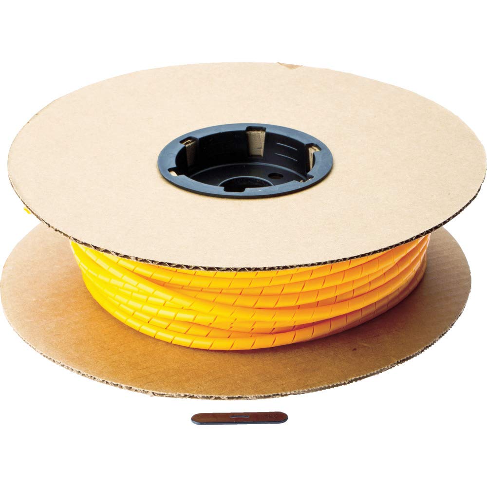 

Panduit T25F-C3Y Spiral Wrap, Polyethylene, Orange