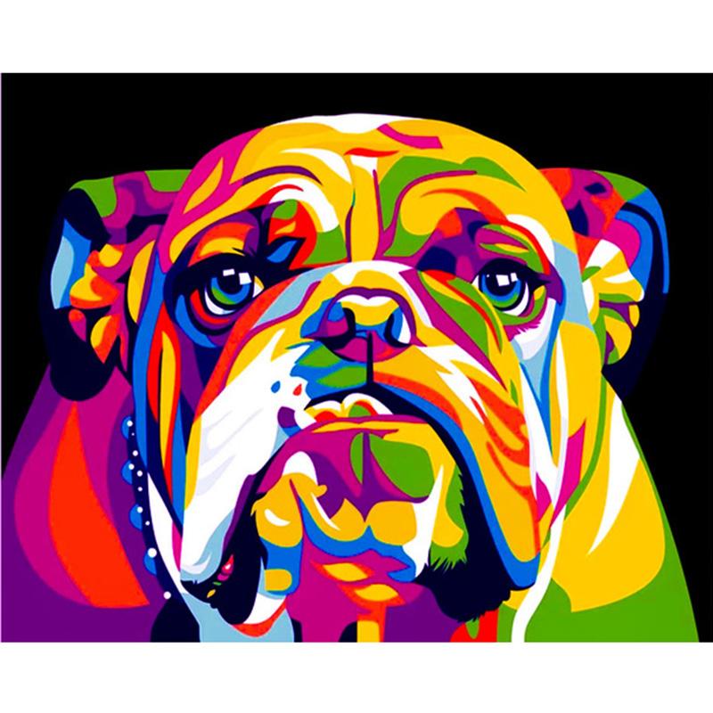 Oil Painting DIY 5D Diamond Painting Full Round Resin Cross Stitch Kits Cartoon Animal Diamond Embroidery Mosaic Handmade Gift