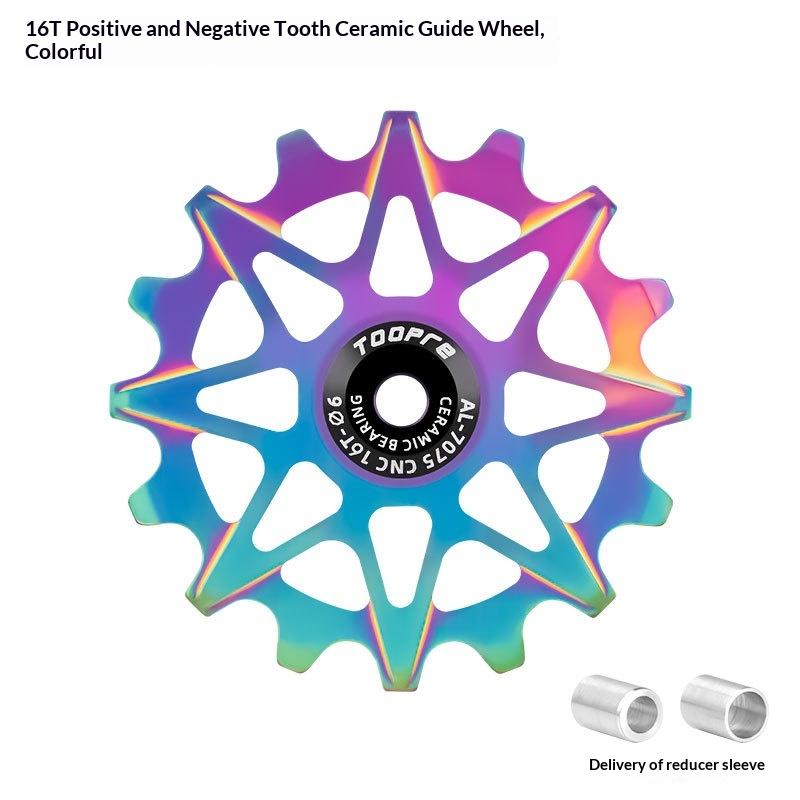 Experience Smooth Riding with 10 12 14 16T Aluminum Bicycle Derailleur Jockey Wheels Ceramic Bearings