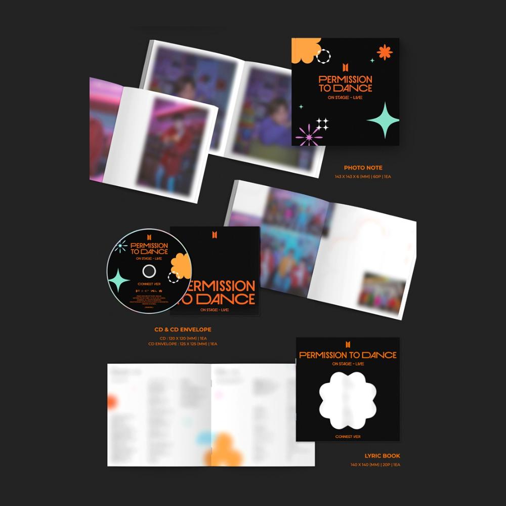 BTS PERMISSION TO DANCE ON STAGE LIVE + SEOUL Digital Code Set & POB
