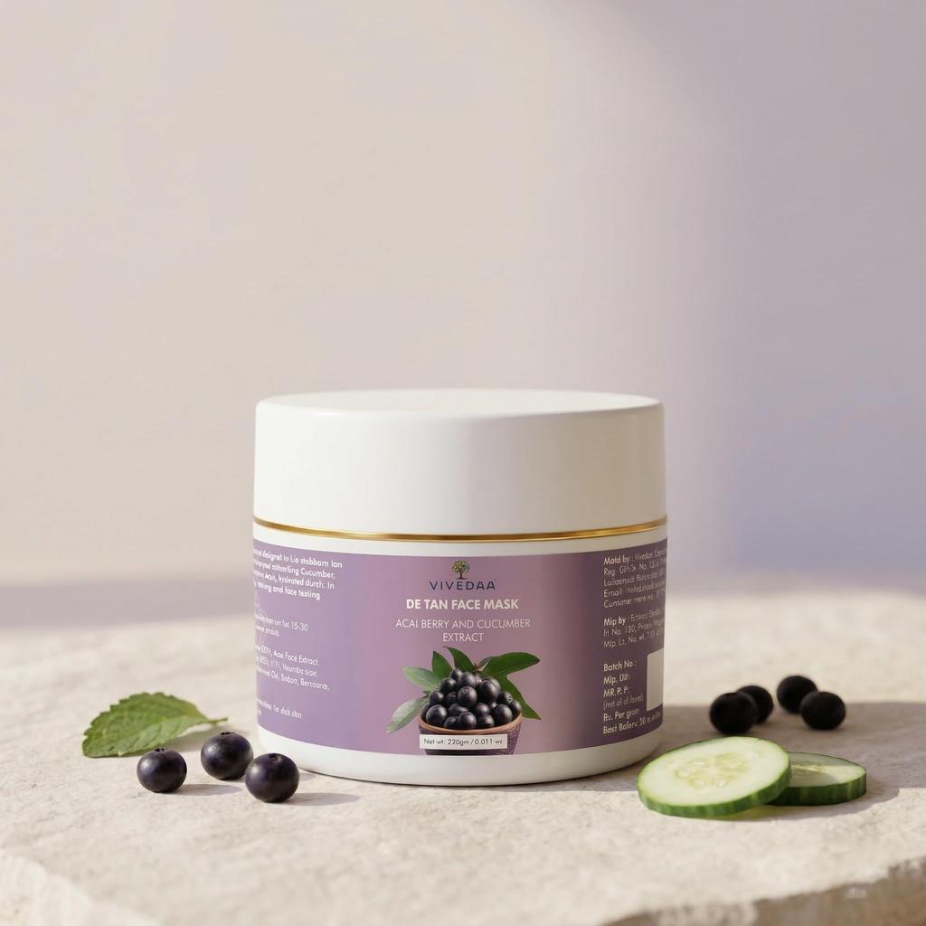 Vivedaa De Tan Face Mask, 300 g