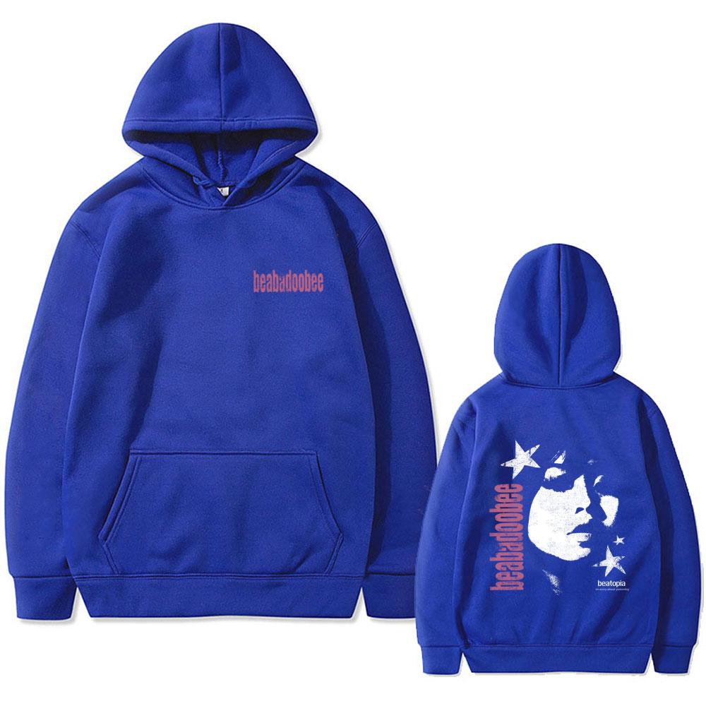 Beabadoobee- Men's Facial graphic hoodie pop music Hoodie Vintage Unisex casual Sweatshirt