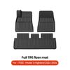 YZ For Tesla 2024-2026 Highland Model 3 Whole TPE Floor Mats Waterproof Anti-Slip Mat Foot Pads Rear Trunk Mat Car Accessorie