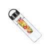 Black 750Ml Leakproof Drinking Cup For Sports Travel With Fruit Basket Holder In Plastic 1Pack