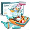 Non-Toxic Preschool Detachable Cleans Set Pretend Play Toy Realistic Electric Vacuum Cleaner Cleaning Carts Toys For Kids Christmas Gifts