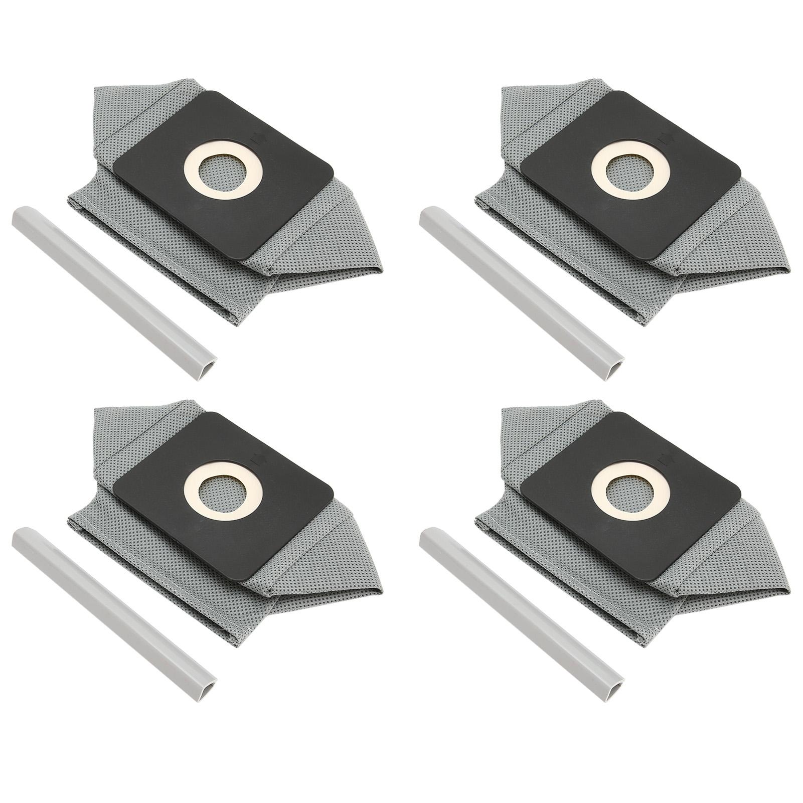 

4 шт. нетканый тканевый мешок для пыли моющийся мешок для мусора для бытового пылесоса с отделением для карт 10x11 см