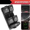 5E0959857 Driver Side Car Power Window Control Switch Glass Lifter Button For Skoda Octavia III Combi 2012-2020 Fabia 5E0959857A