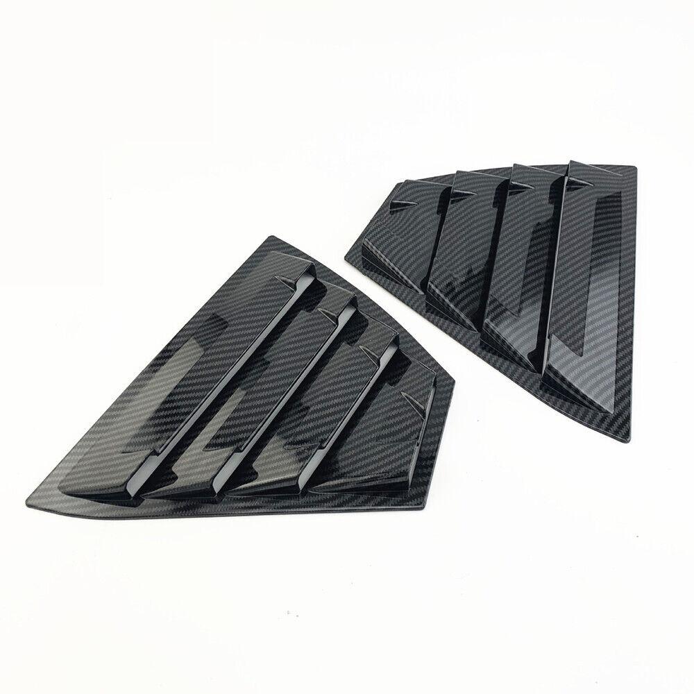 For Nissan Sentra/Sylphy - ABS Plastic Window Quarter Louver Scoop Cover Side Vent Shutter Trim Car Adhesive Accessories