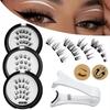 Natural Effect Magnetic Eyelashes 3D Beauty Eyelashes Supplies Reusable False Lashes  Daily Use