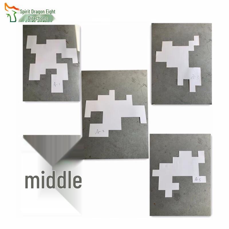 Digital Camouflage Painting Stencil