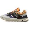 Li Ning 001 Slip Resistant And Breathable Support Low Top Casual Shoes Men's Gray Green Purple AGCQ271-2