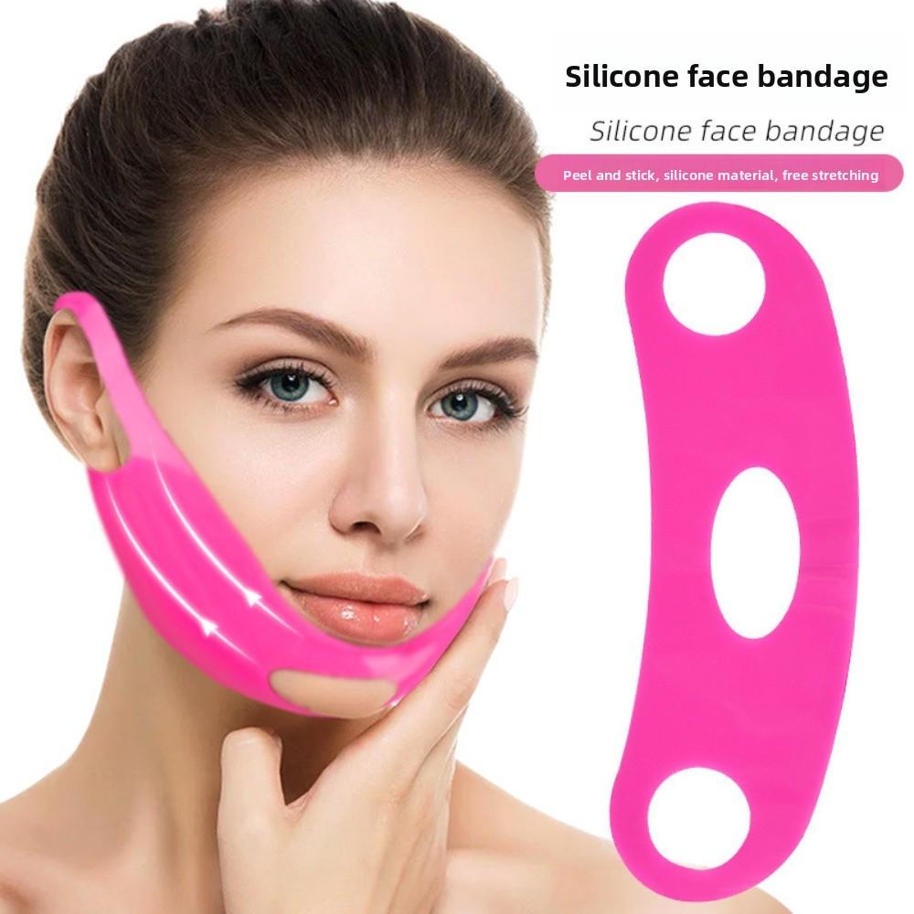 Lift Up Face Strap Belt Mask Silicone Face Slimming Strap Lift Oval Mask  Neck