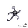 Seestern Meeres-Charms Kollektion Tier-Charms Für Strand-Thema DIY Armband Halskette Schmuckherstellung Zubehör Für