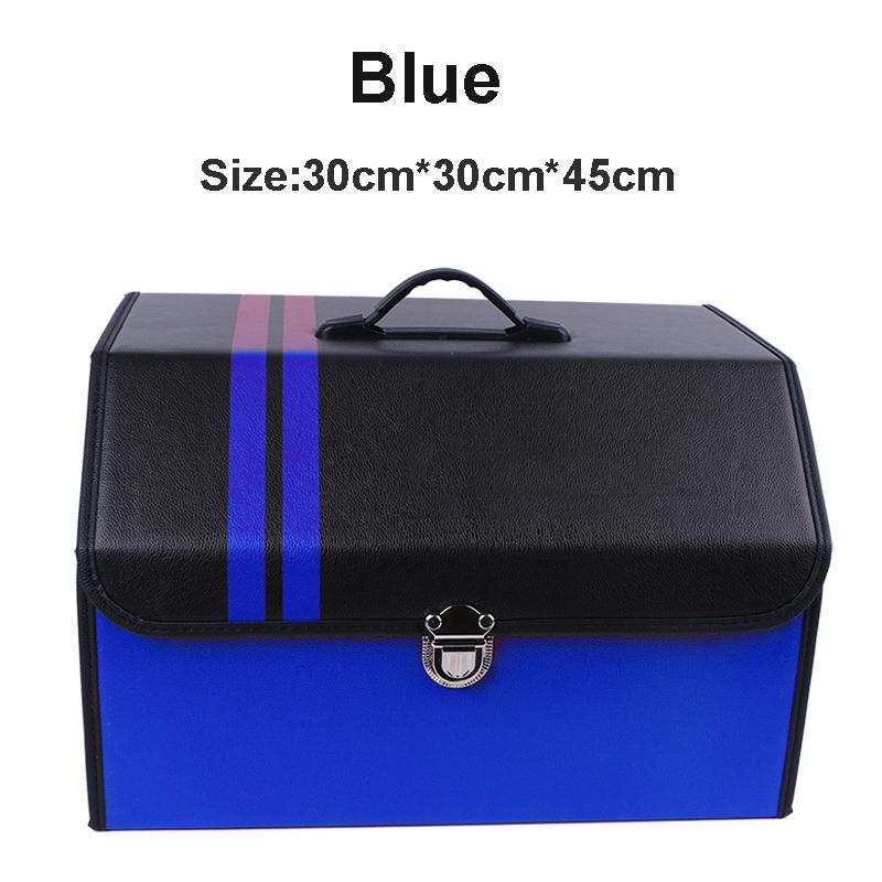 O SHI CAR Organizer Pu Leather Storage Bag Pp Board Collapsible Organizer In the Auto Customized Logo Waterproof Storage