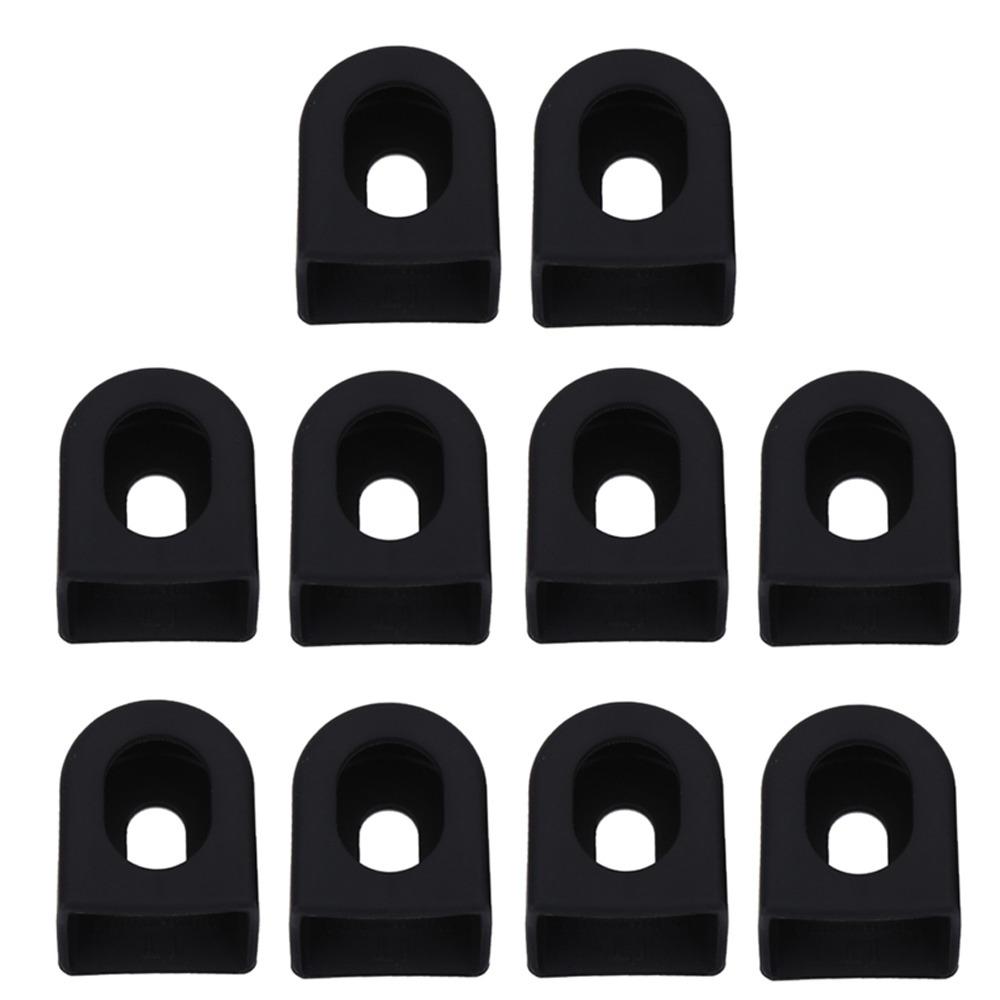 10PCS Silicone Cycling Crank Boot Protectors Multicolor Crank Arm Cover  Bike Accessory
