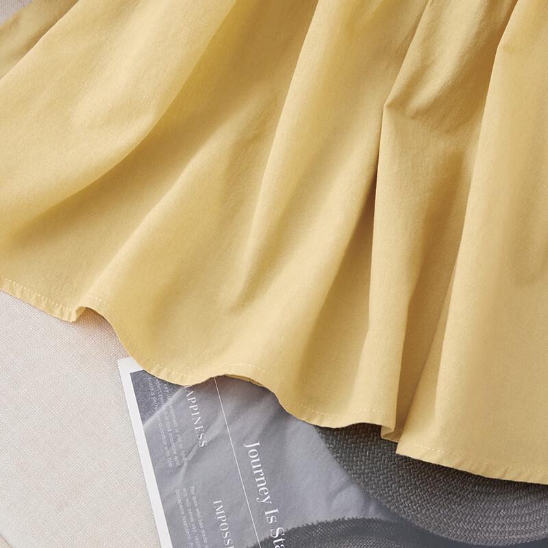 Shechi Women's Square Collar Loose Short Blouse