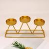 Candlesticks Candle Holder Christmas Date Candle Geometric High Quality.for Dinner Holder Party Table Triangle