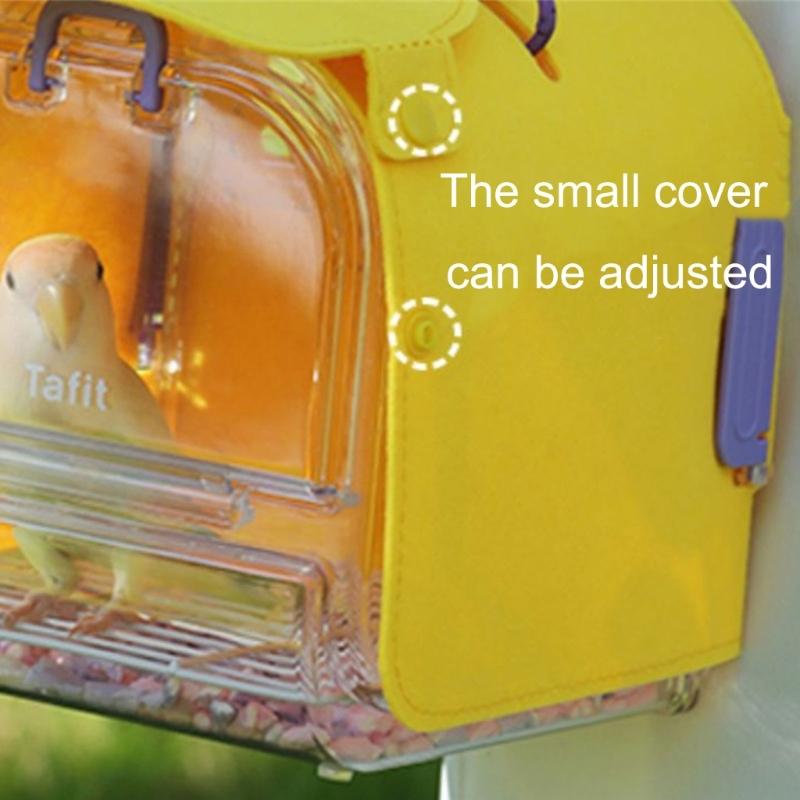 Outdoor Cats Backpacks Public Transport Pet Bag Large Detachable Cats Carriers for Transporting Parakeets and Finches