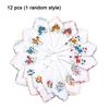 12 Pack Cotton Handkerchiefs Pure Cotton Pure Cotton Handkerchiefs  Wedding Supplies
