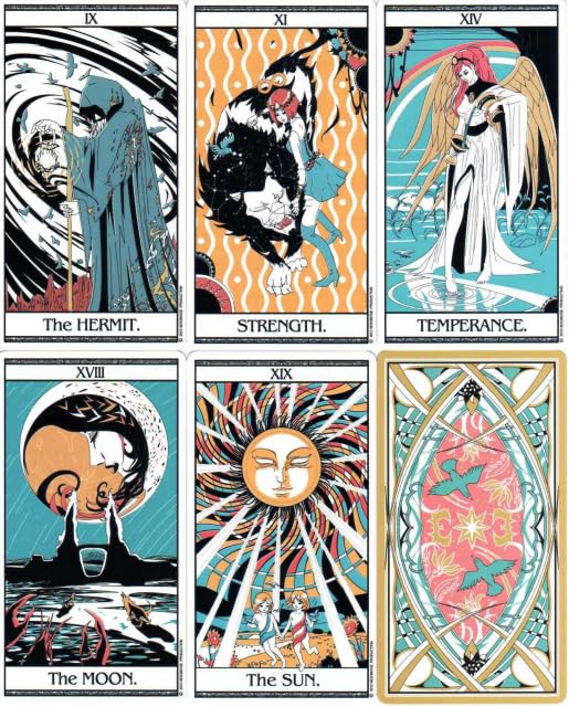 Blue Bird Tarot by Tadahiko Kawaguchi | 22 Cards with Japanese Instruction Manual [Authentic]