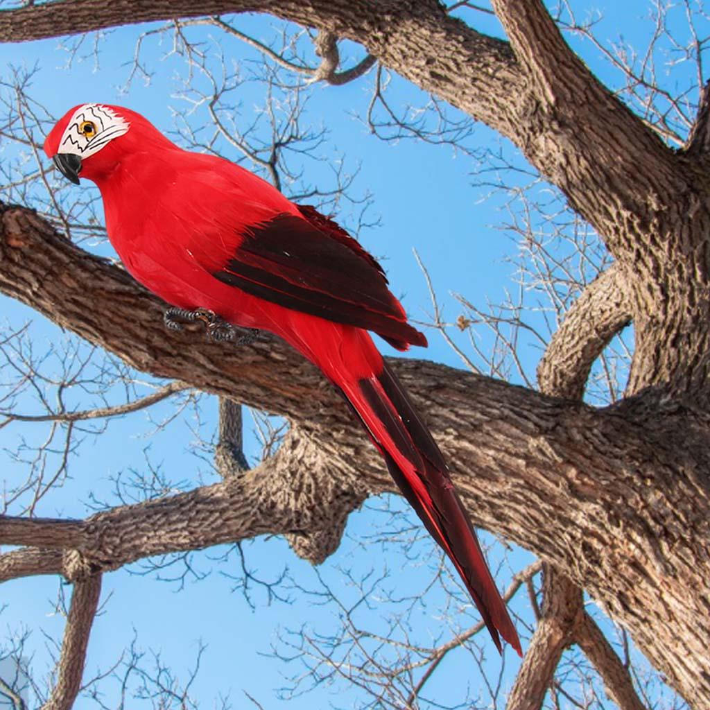 

2x Штучні тварини Ара Орнамент іграшка білого кольору Option 3_25x7cm