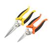 Stainless Steel Multi-Purpose Electrician's Scissors: Tin Snips, Wire Cutter, Stripper, Crimper.