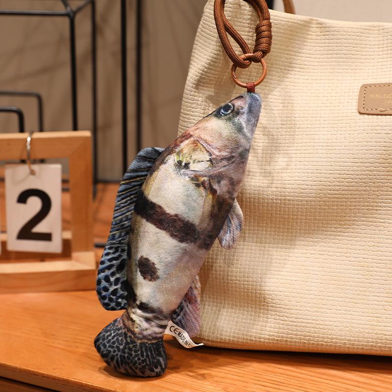 1 Pezzo 20Cm Pesci Simulazione Peluche Giocattolo Carino Carpa Tonno Saury del Pacifico Tilapia Peluche Ciondolo Giocattolo Per Borsa Ciondolo Decorazione Regalo