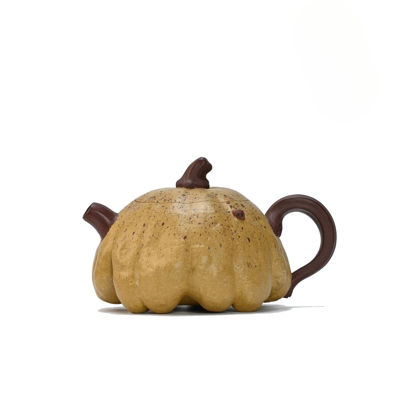 

150ml Authentic Yixing Purple Clay Teapots Artists Handmade Pumpkin Pot Raw Ore Section Mud Kettle Zisha Tea Set Collection Gift