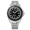 Sea Cruise Watch Solar Powered Water Resistant Mineral Glass Black Dial SCS42B-SBK Men's