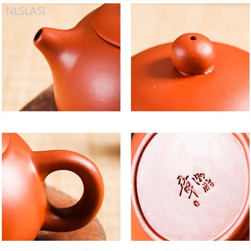 Tradition Zhu Mud Zisha Teaware Chinese Yixing Purple Clay Tea Pot Household Filter Teapot Gifts Customized Beauty Tea Infuser