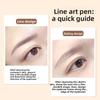 Eyebrow Tattoo positioning pencil, Wild Eyebrow line design pen, hard core, waterproof and sweat-proof, special for makeup artists