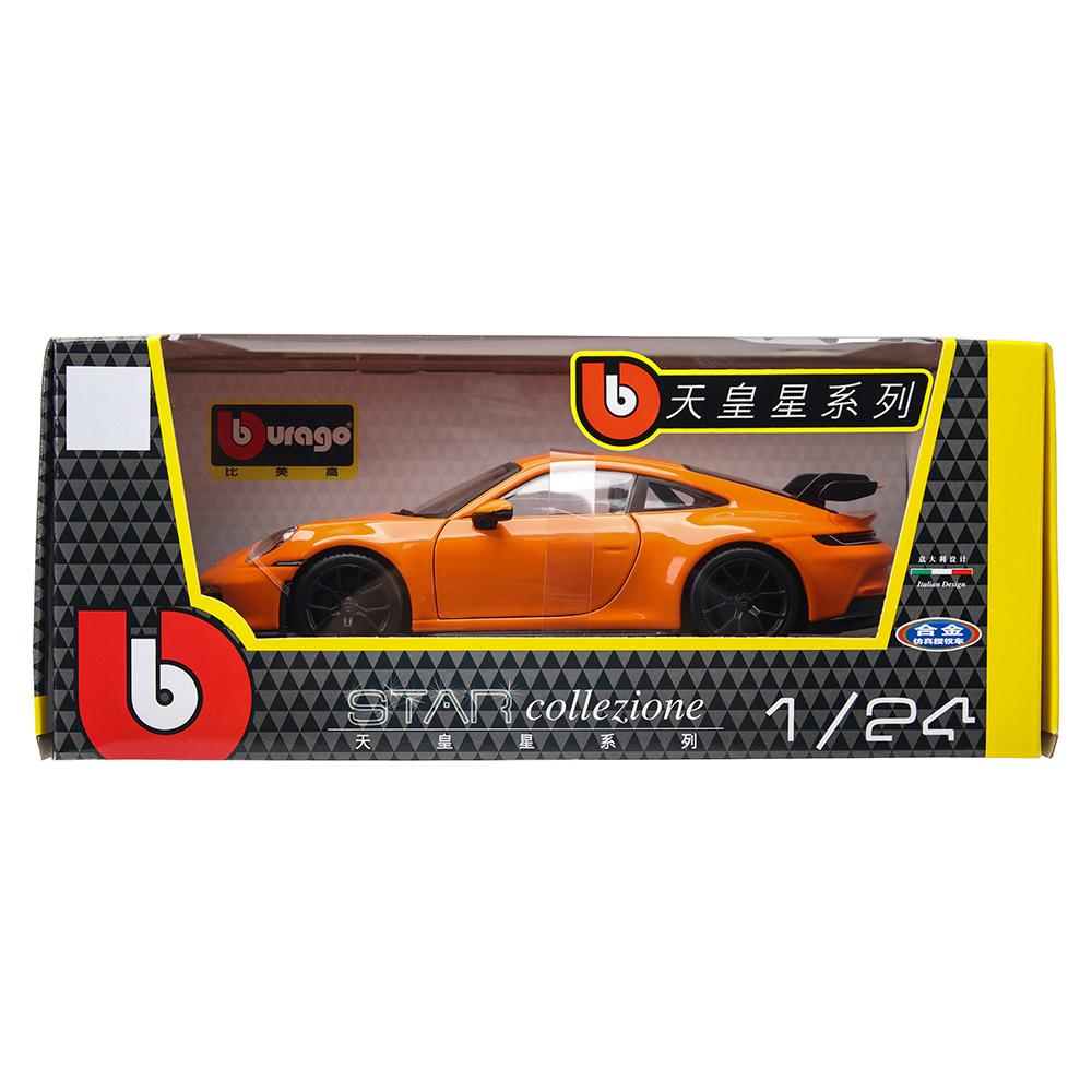 AKEZM1 Bburago 1:24 Porsche 911 GT3 Taycan Turbo S 718 Boxster simulation alloy car model crafts decoration collection toy tools gift