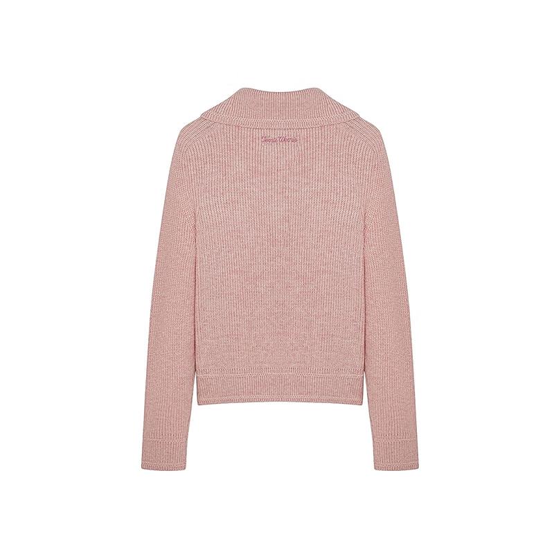 Teenie Weenie Women's Half-Zip Polo Knit Sweater