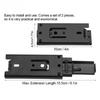 Mini Short Drawer Slides Full Extension Guide Rail Drawer Cupboard Furniture Hardware Set Accessories For Home Kitchen Steel