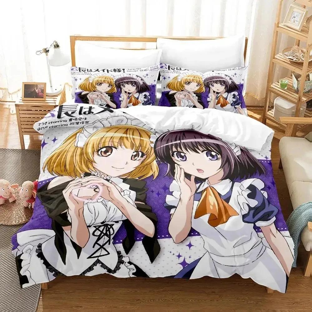 Anime Kaichou Wa Maid-sama Usui Takumi Misaki Bedding Set Boys Girls Twin Queen Size Duvet Cover Pillowcase Bed Boys Adult
