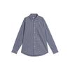 Single-Breasted Checkered Long Sleeve Shirt Men Shirts Blue 462379-66