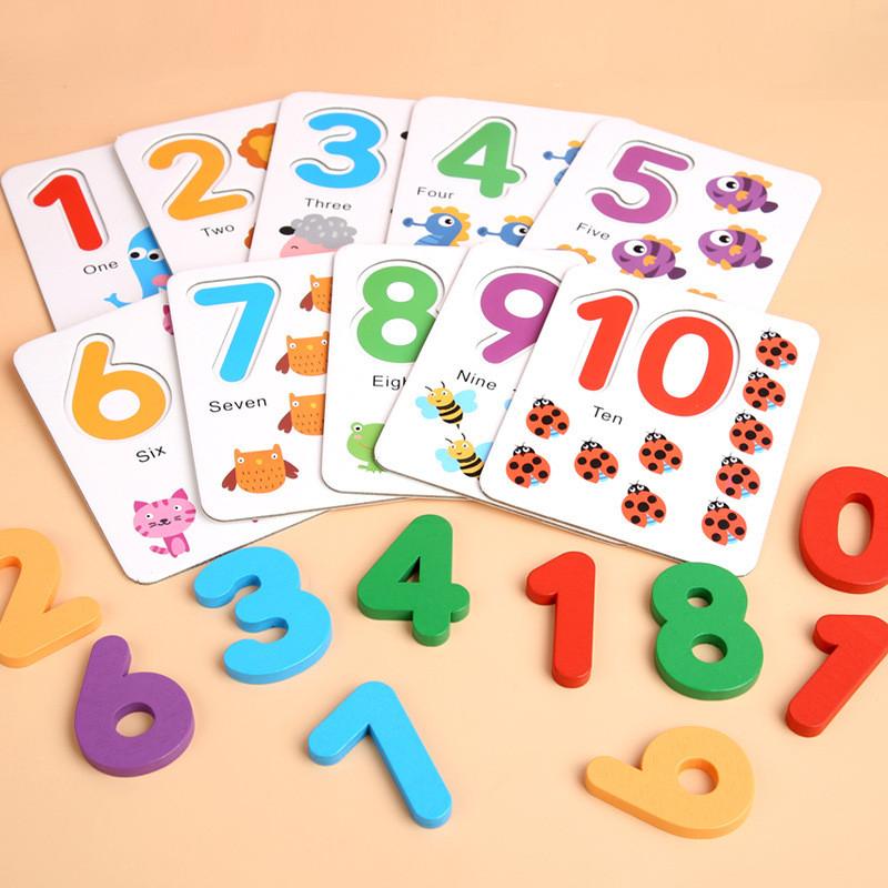 Early Math Childhood Toy For Number Matching And Addition Practice Subtraction