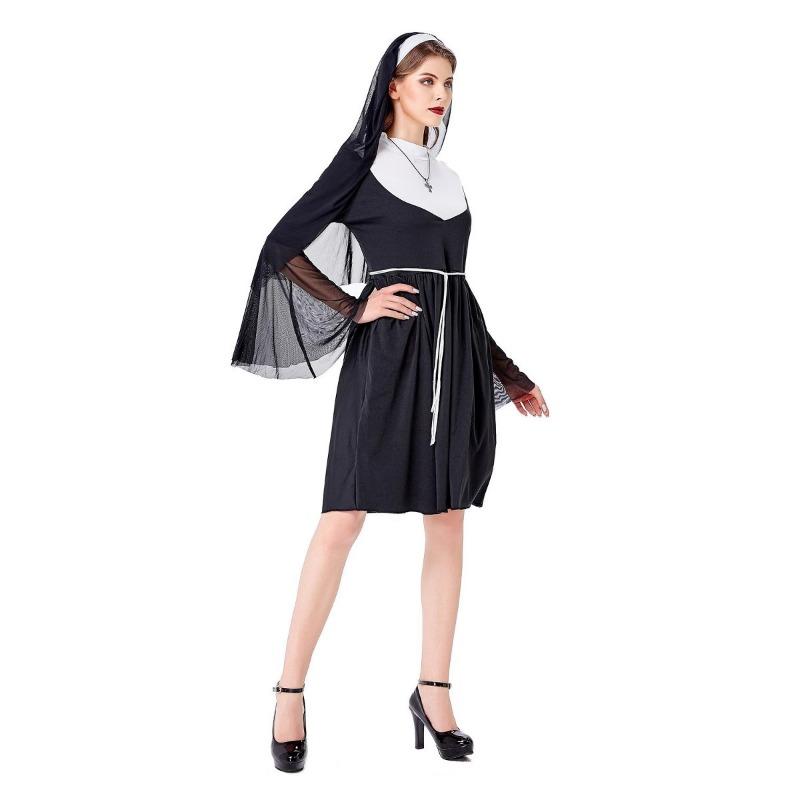 Halloween new church Mother Mary Father costume, game role-playing stage costumes