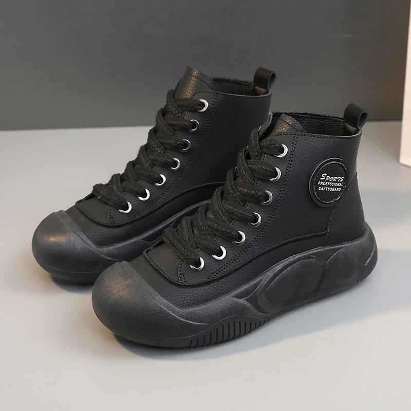 

[Customized] FL1321 new women s shoes casual 2025 spring and autumn middle help heightening platform sports shoes small fragrant wind 35