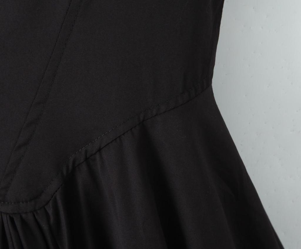 Autumn European & American Style Sleeveless Waist-Slimming Short Dress