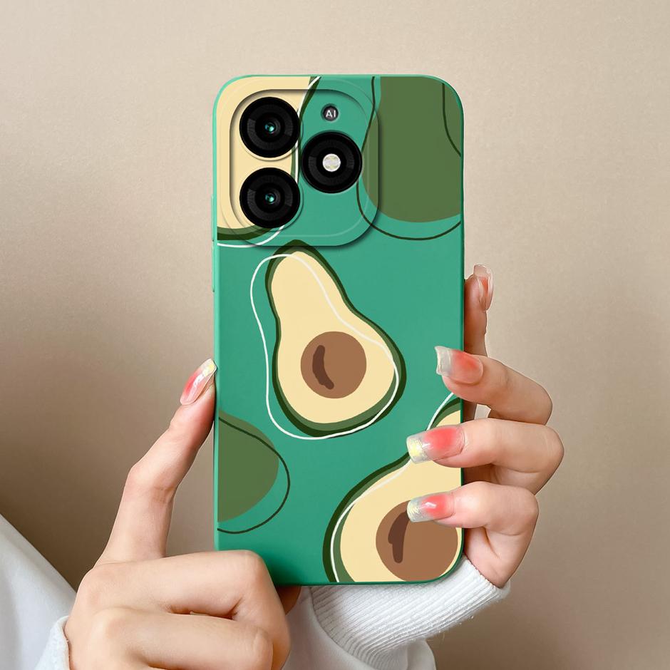 For Tecno Itel A70 Phone Case Cool Girl Cartoons Pattern Liquid Silicone Shell For ItelA70 A 70 High-quality New Design Fundas