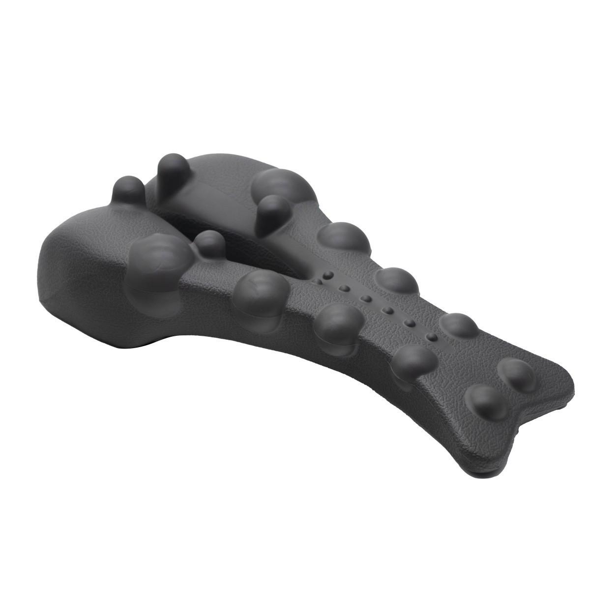 

1 шт., массажер для позвоночника и поясницы, массажная подушка для шейного отдела позвоночника, плеч, шеи, талии, акупрессурный массаж, растяжка, рельефная стойка чёрный