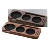 51/58mm Kaffe Tamper Mat Station Ställ Valnötsträ Kaffeborste Filter Förvaringsbas Portafilterhållare Espresso Tillbehör