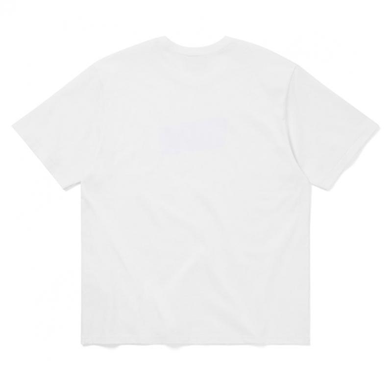 Dieses ist nie das verwirrte Logo-T-Shirt Weiß
