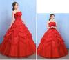 ZUOMA Long Concert Stage Fluffy Maternity Wedding Bridal Wedding Formal Gorgeous Evening Dress with Bustier Women's Lace-Up Dress, Dress, Tulle,