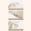 Dustproof Clear Spinning Display Case Rotating Display Case For Doll Collection Home Decoration Plastic Storage Solution