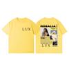 Singer Rosalia Lux Album Graphic T Shirts Unisex Women Fashion Aesthetic Short Sleeve Tshirt Summer Casual Loose Cotton Tshirts