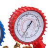 3 Way AC Manifold Gauge Set for R134A, R410A, R404A Refrigerants, with Quick Couplers, 410 Adapter, Puncturing Can Tap, Valve Core Tool