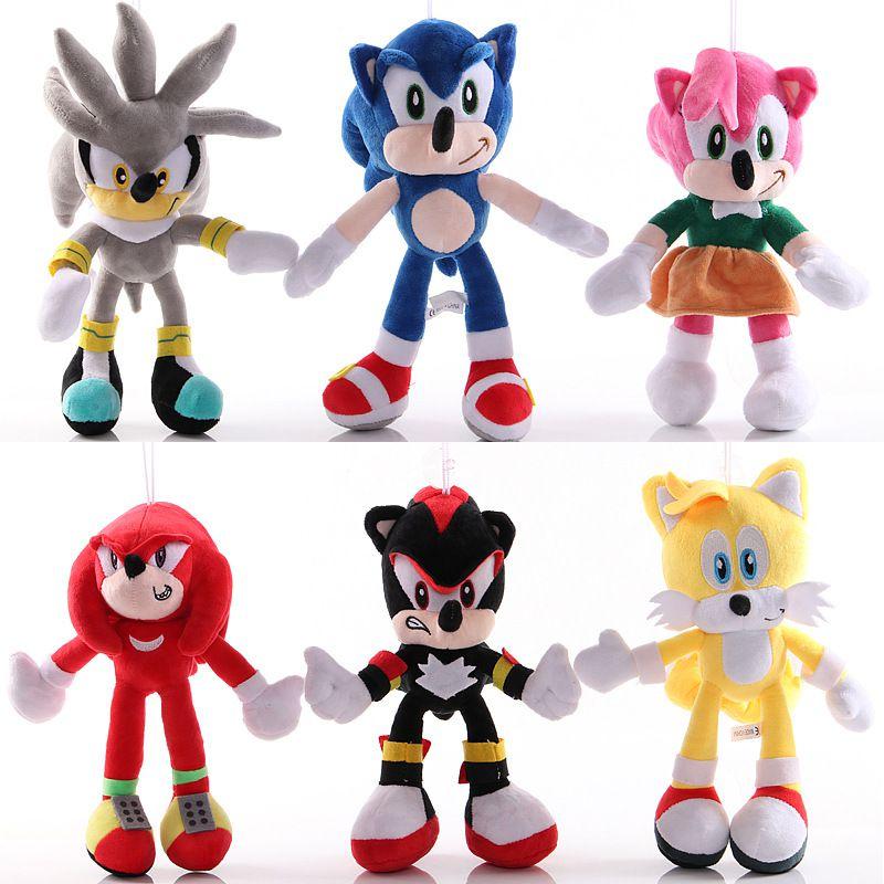 Super Soft Sonic Hedgehog Plush Toy 12 Inch Adorable Stuffed Animal For Kids